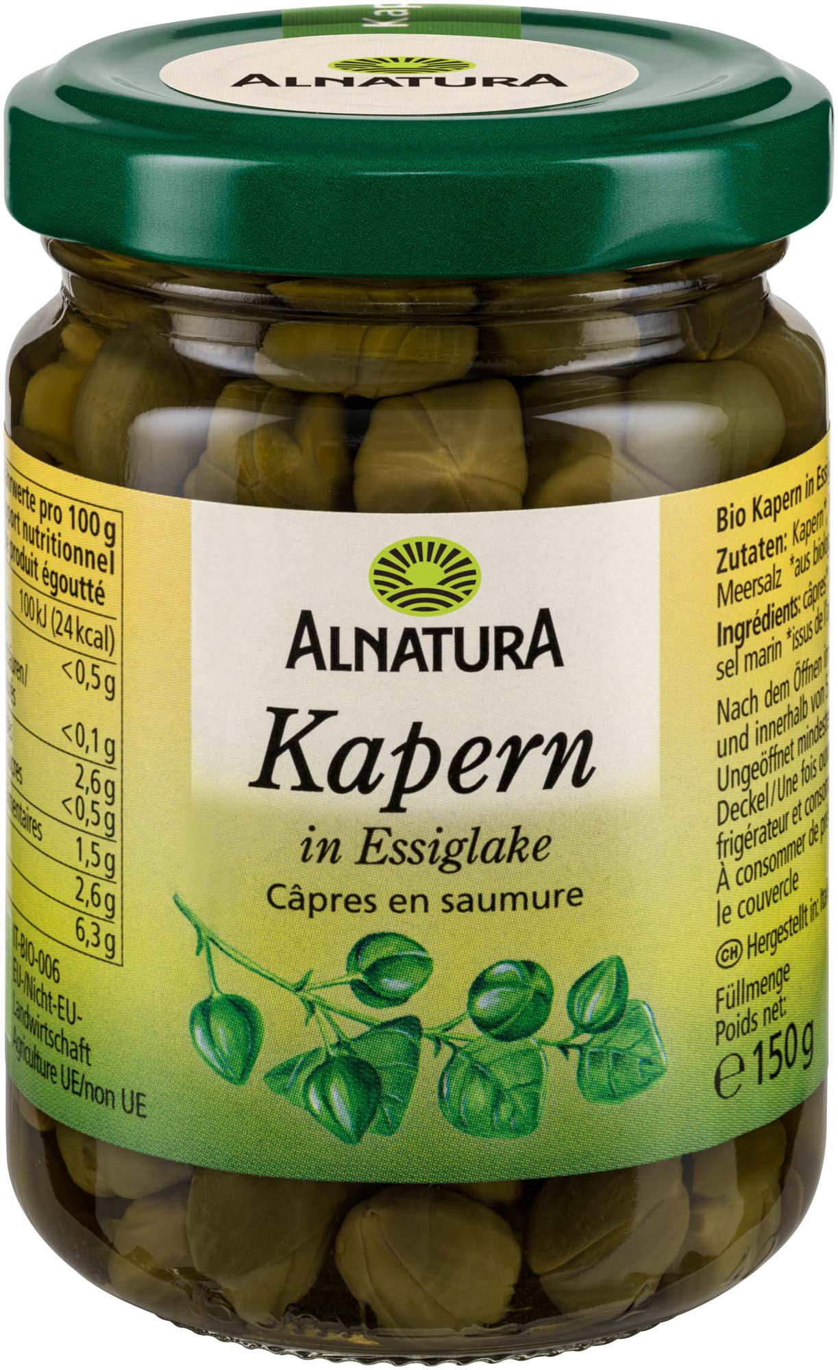Alnatura Bio Kapern 150g