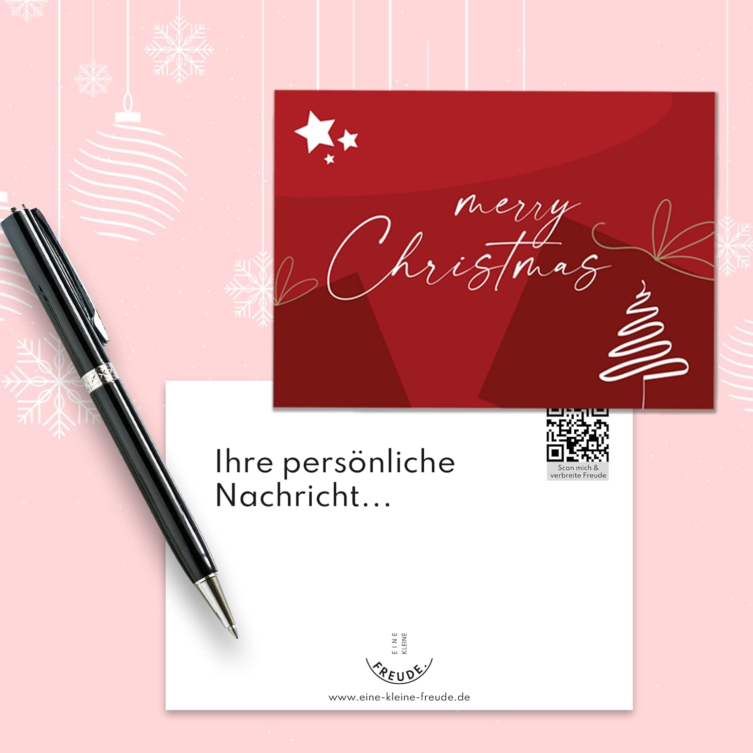 EINE KLEINE FREUDE. – WEIHNACHTEN | Geschenkbox mit Lindt Hello Nikolaus, Bonbons, Schokolade Pralinen & Grußkarte – Bild 5
