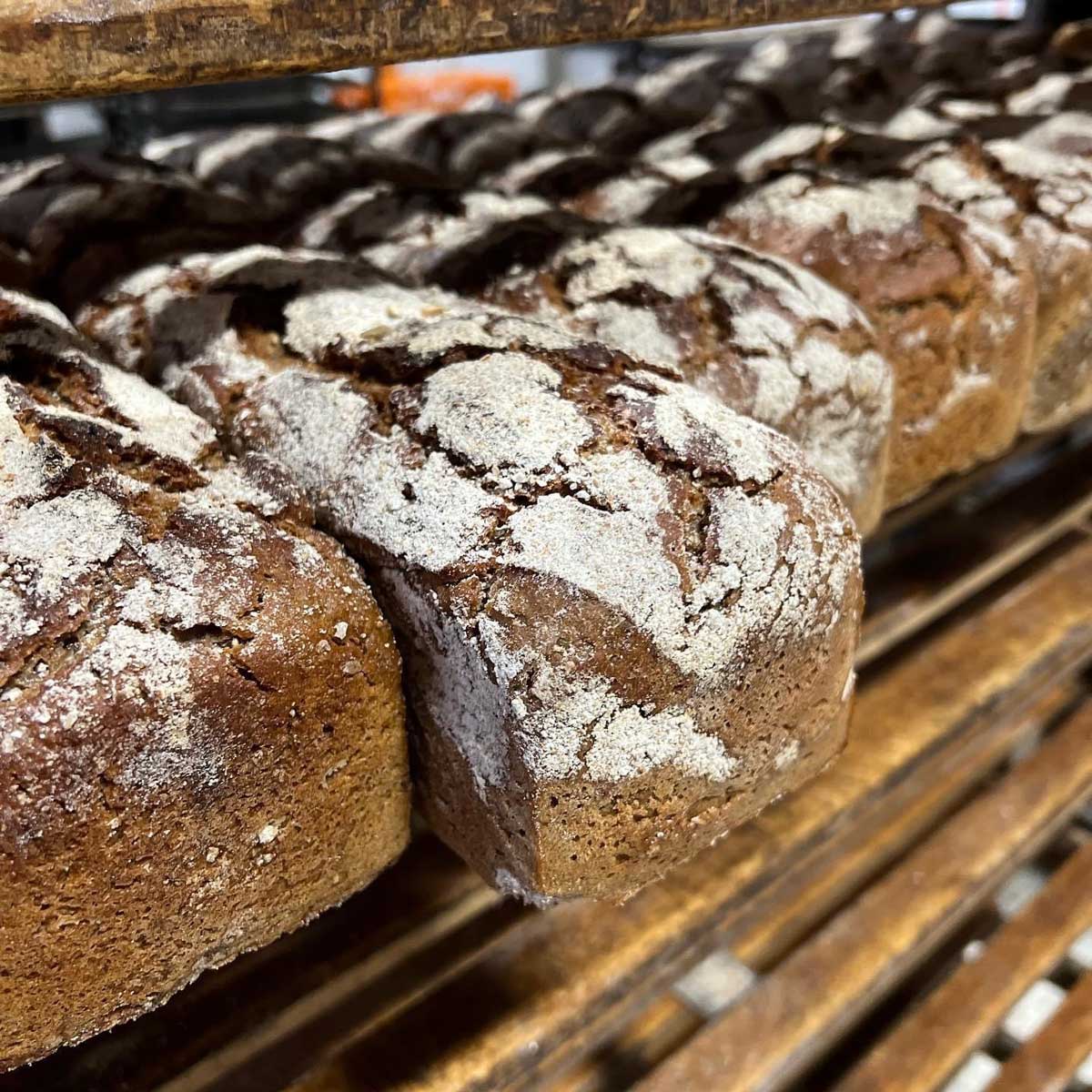 Roggenbrot „Roggenbrikett“ aus Natursauerteig